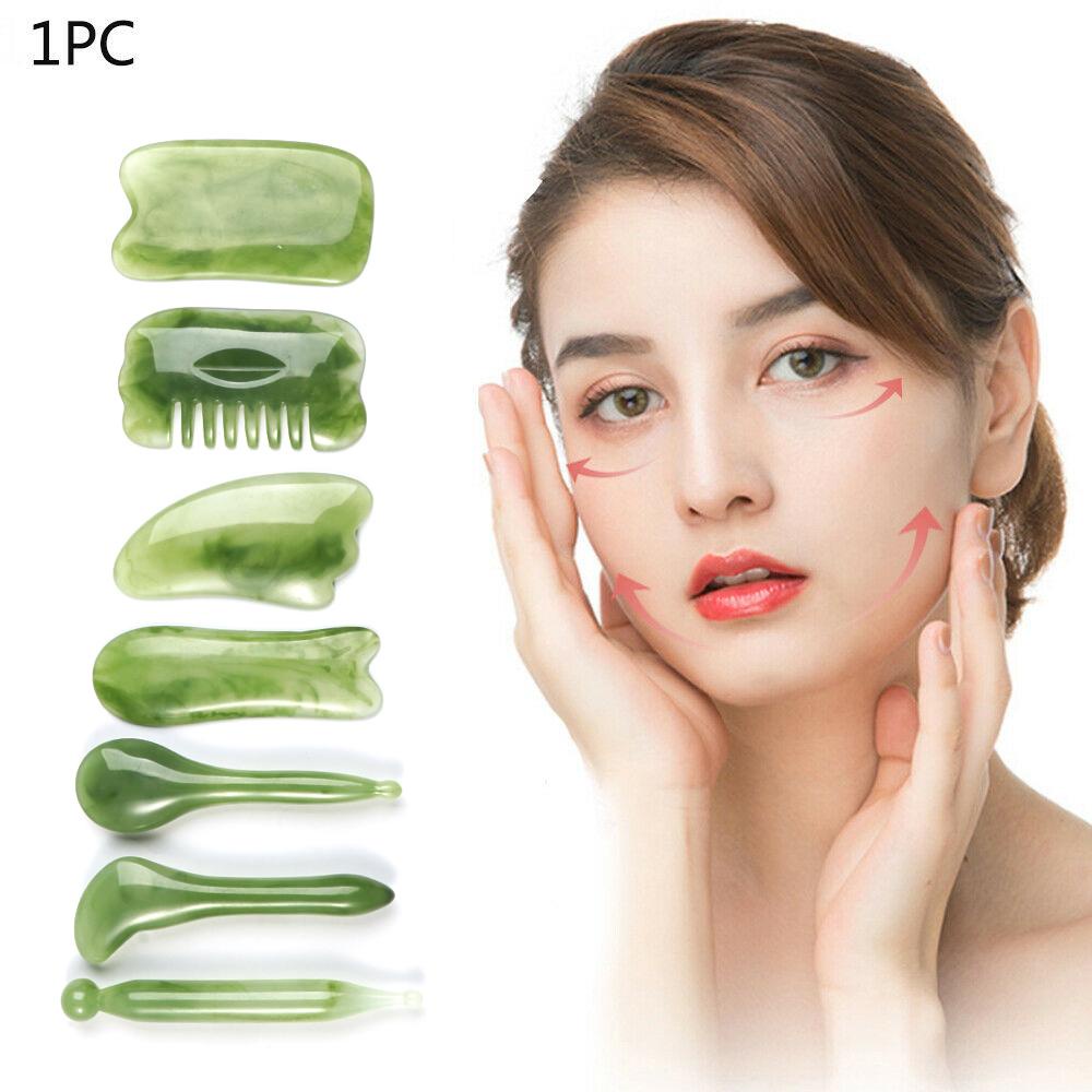 1 Dụng Cụ Mát Xa Mặt Bằng Nhựa Resin Tự Nhiên Nhiều Hình Dạng Chăm Sóc Sức Khỏ