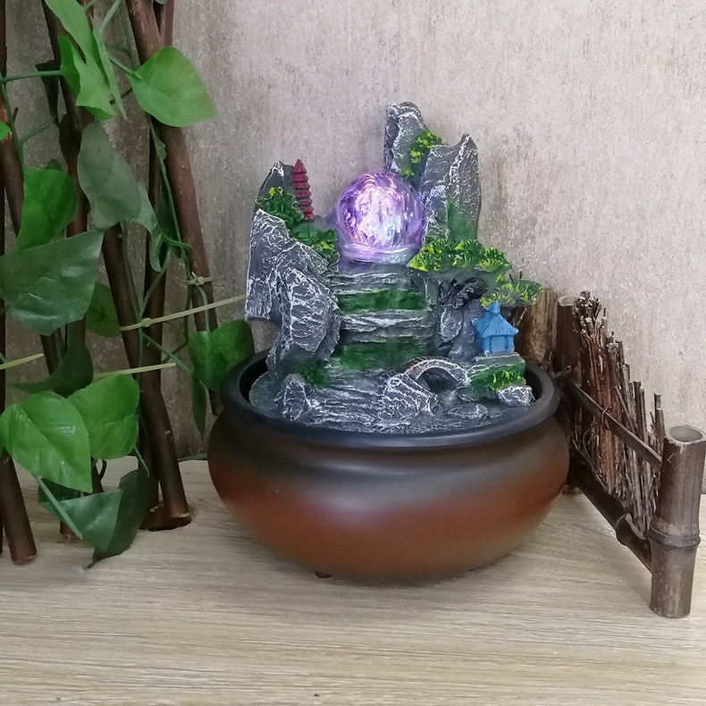 Thác nước phong thuỷ TIỂU CẢNH NON BỘ, Phong thủy tài lộc đài phun nước nhiều mẫu
