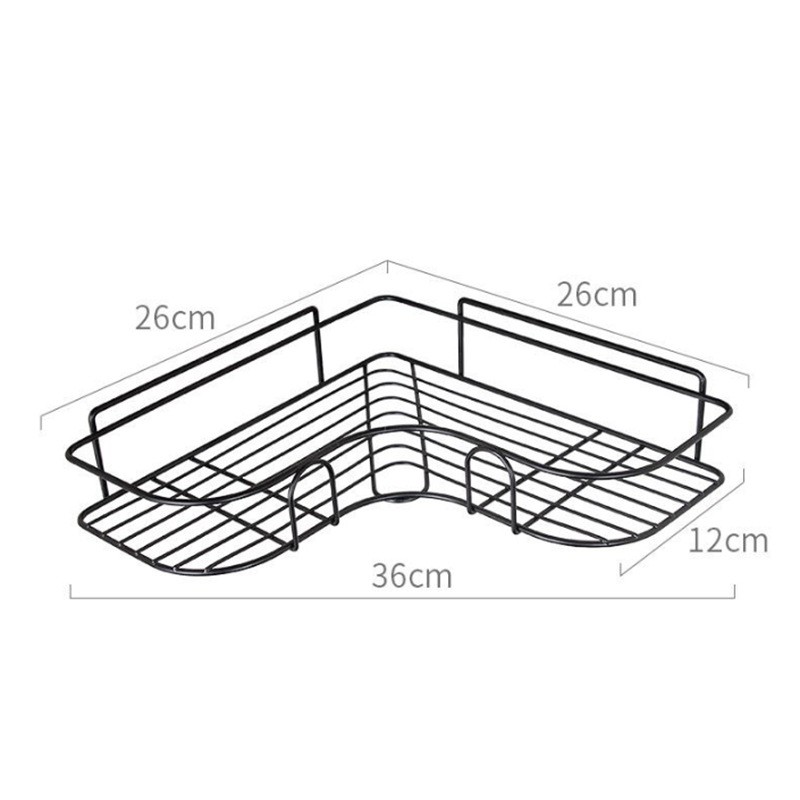 Kệ Để Đồ Nhà Tắm, Kệ Inox Nhà Tắm, Nhà Bếp Để Dụng Cụ Gia Đình Kèm 2 Miếng Dán Siêu Chắc