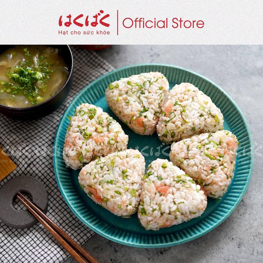 Hạt Đại Mạch gói 800g HakuBaku, Chất xơ x4, Lợi tiêu, Ngăn hấp thụ đường, Không ngâm