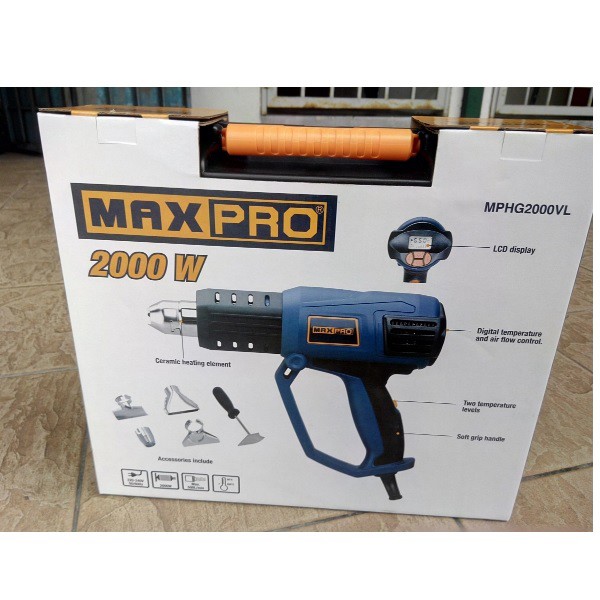 2000W Máy thổi hơi nóng Maxpro MPHG2000VLQ