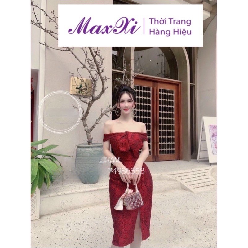 Váy Gấm Ôm Body Cho Nữ - Đầm Dự Tiệc