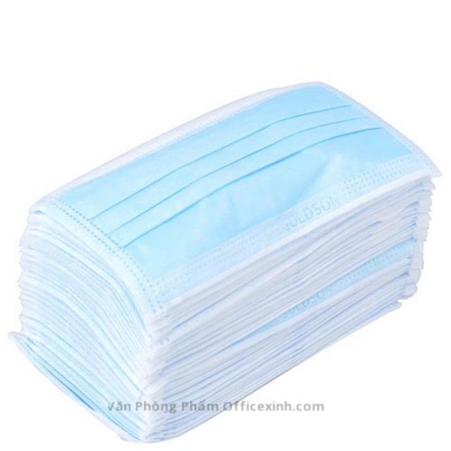 Khẩu trang y tế màu xanh - hộp 50 cái