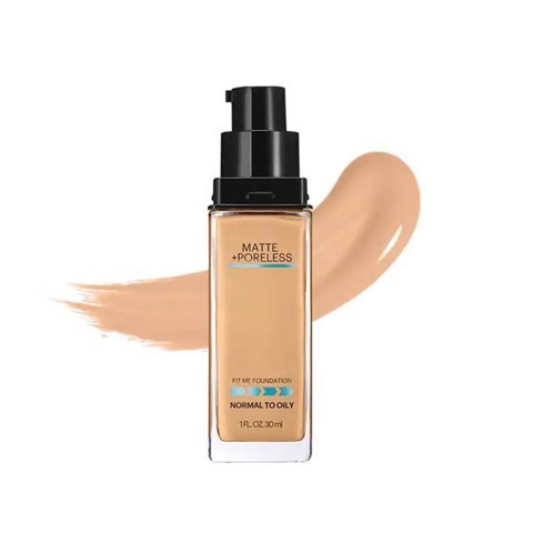 Kem Nền Mịn Lì Maybelline Fit Me Matte Poreless Foundation Pump 220 Natural Beige 30Ml 30Ml