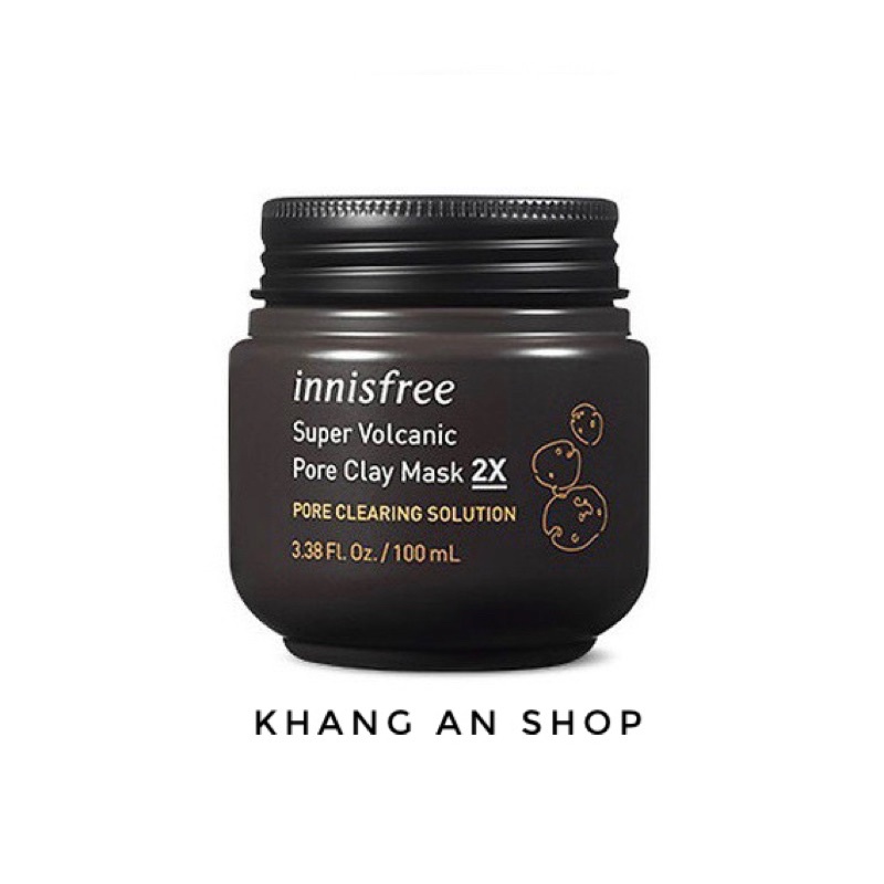 Mặt nạ đất sét Innisfree Super Volcanic Pore Clay Mask 2X 100ml