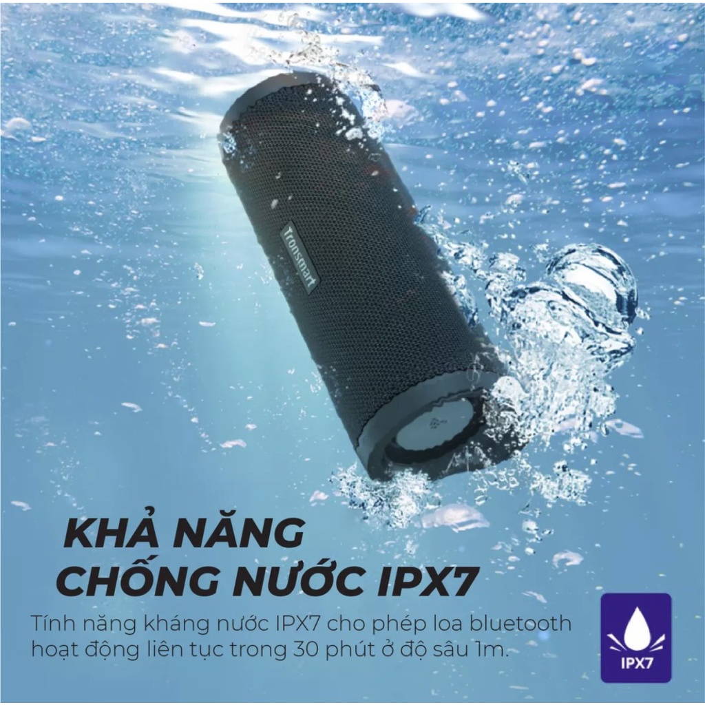 Loa Bluetooth 5.0 Tronsmart Force 2 Được trang bị chip Qualcomm QCC3021 - Công suất 30W - Hỗ trợ TWS ghép đôi 100 loa