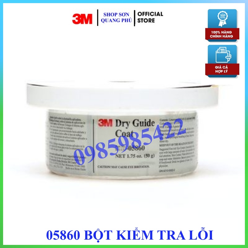 Bột kiểm tra lỗi 3M 05860 bột than kiểm tra bề mặt sơn  Bộ kiểm tra lỗi 3M 05861 SONQUANGPHU8856