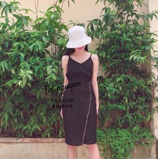 Chân váy đắp chéo -áo 2 dây