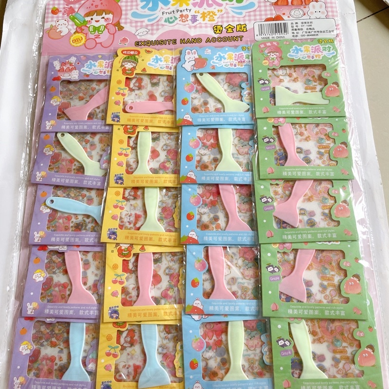 sỉ vỉ dán hình sticker 4D nhìu hình con vật hình công chúa tuyệt phẩm