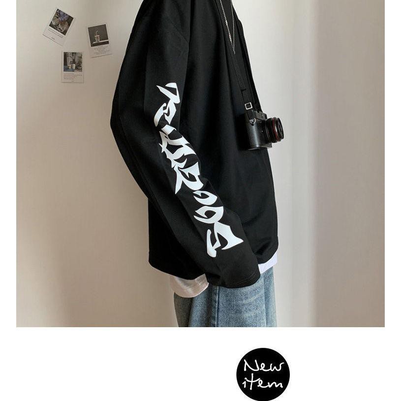 Áo thun Tay dài Sleeves LETTERING Unisex