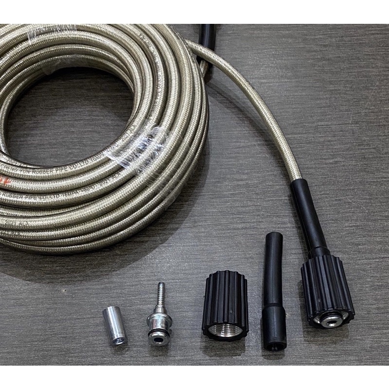Bộ cos Ép Dây Rửa Xe ren 22mm  - cos ép RĂng 22mm