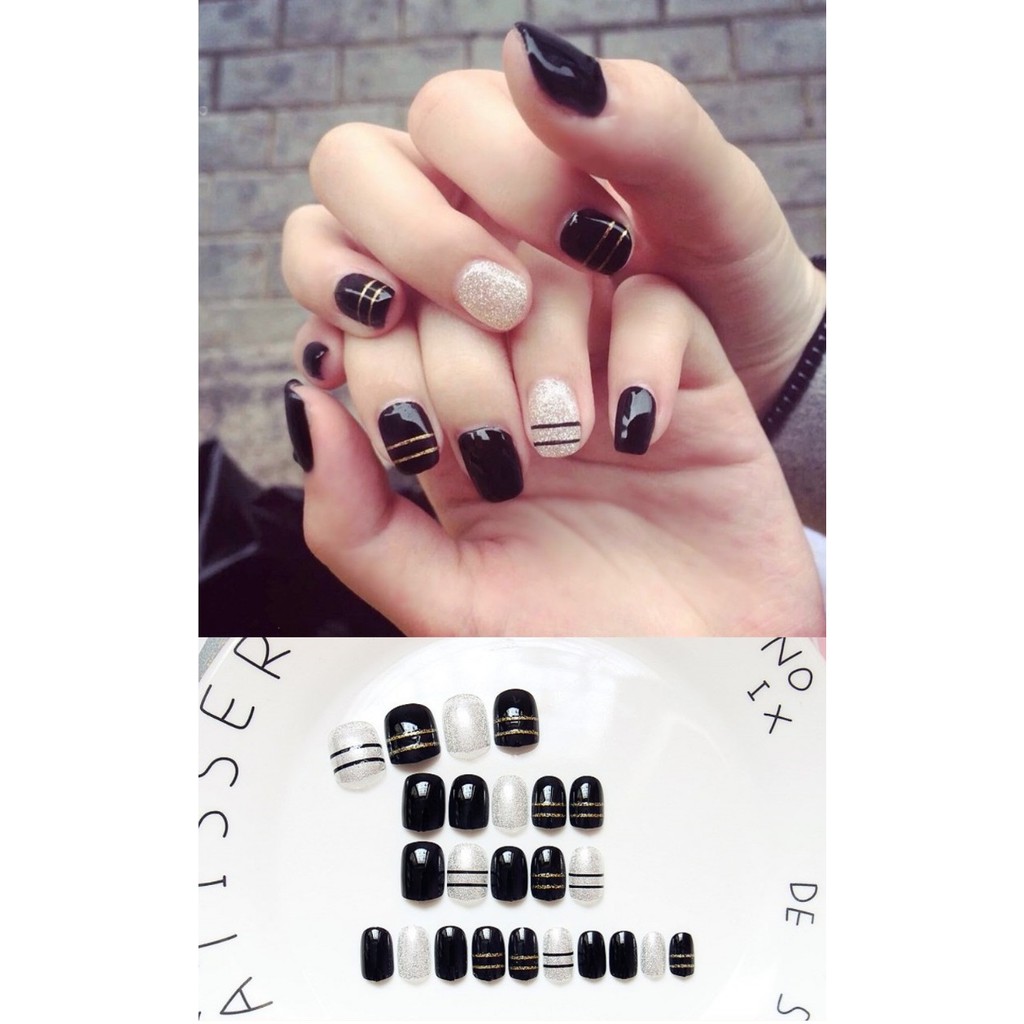 bộ 24 móng tay giả nails