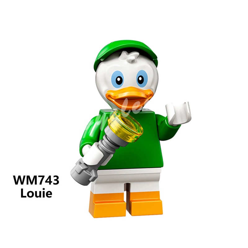 Mô Hình Đồ Chơi Mini 8 Kiểu Hoạt Hình Vịt Huey Chip Dale McDuck Dewey Vịt Louie WM6066