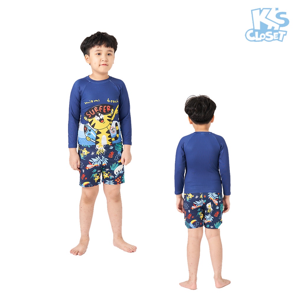 Bộ Đồ Bơi Cho Bé Trai K'S CLOSET  KT107THS / KT119THS / KT47TWS / KT51TWS / KT61TWS