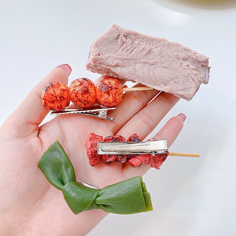 Kẹp Tóc Hình Thức Ăn Độc Đáo Thời Trang