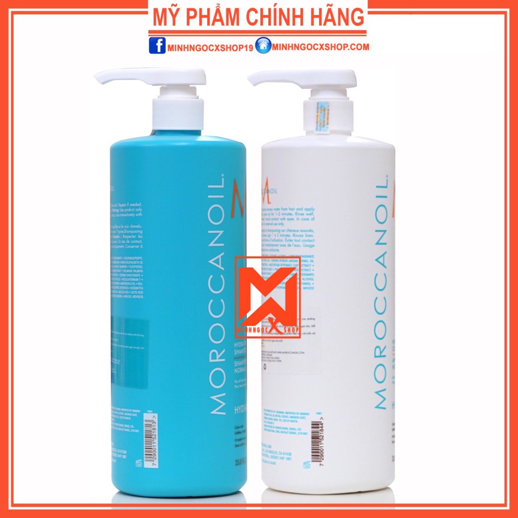 MOROCCANOIL DẦU GỘI XẢ DƯỠNG ẨM MOROCCANOIL HYDRATION 1000ML CHÍNH HÃNG