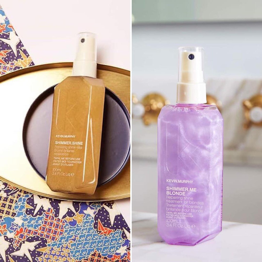 Xịt dưỡng bóng KEVIN.MURPHY SHIMMER.SHINE 100ml dành cho tóc nhuộm khói , xám , than chì,tẩy trắng tông lạnh