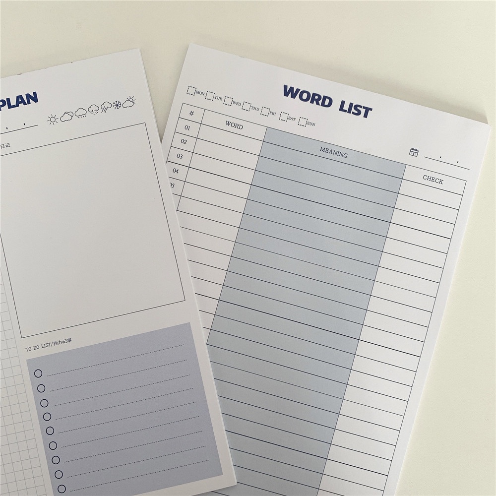 Sổ Ghi Chú 30 Tờ B5 Đơn Giản Cho Học Sinh/Nhân Viên Văn Phòng