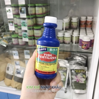 Phân cá hữu cơ liquinox fish fertilizer 5-1-1 nhập khẩu mỹ lọ 100ml - t198