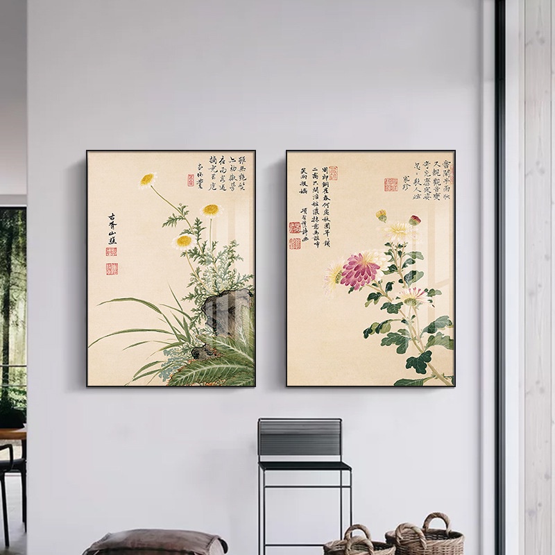 Tranh Vẽ Thư Pháp Trung Quốc Trang Trí Nhà Cửa