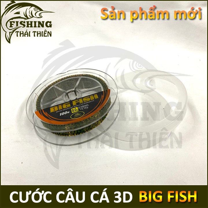 Cước câu cá Big Fish 3D cuộn 100m