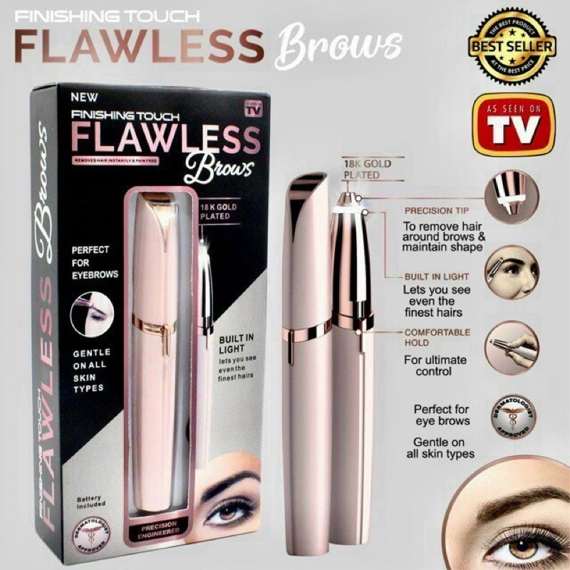 Máy cạo tỉa lông mày Flawless nhỏ gọn - tiện dụng - rẻ