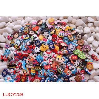 STICKER NÚT GẮN TRANG TRÍ DÉP CROCS /  DÉP LỖ CARTOON - KHAHANHCM