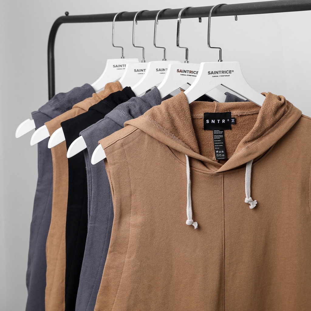 Áo hoodie không tay, hoodie sát nách