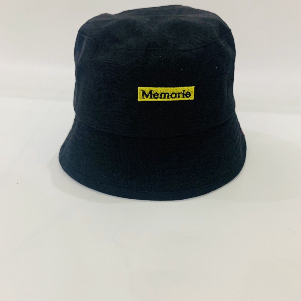 Mũ bucket  ❤️ Nón tai bèo vành cụp thêu chữ MEMORIE nhiều màu sắc form unisex BK01  Ulzzang Thời trang PONIVA siêu hot