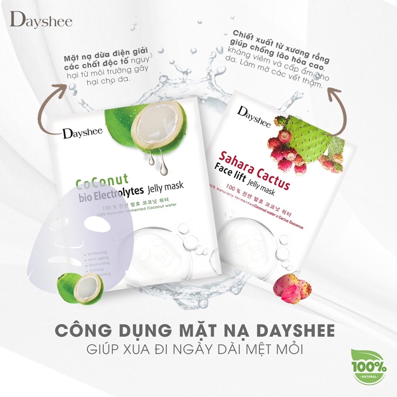 Mặt nạ dừa điện giải sinh học Coconut Jelly - Hộp 5 cái | BigBuy360 - bigbuy360.vn