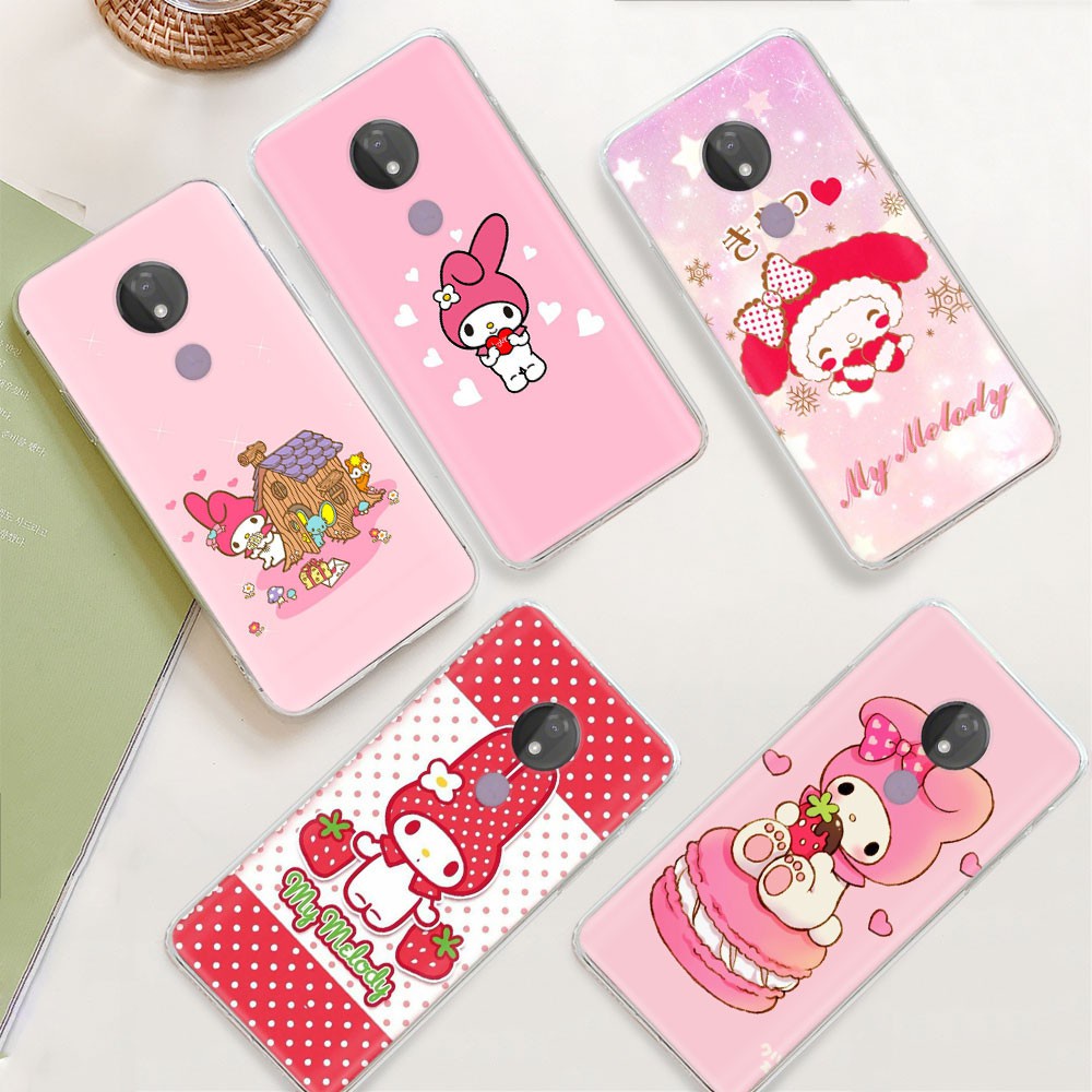 Ốp Điện Thoại Trong Suốt Họa Tiết Hoạt Hình My Melody Cho Motorola Moto E4 E5 E6 Plus E6S P30 Note Z2 Play Ty10