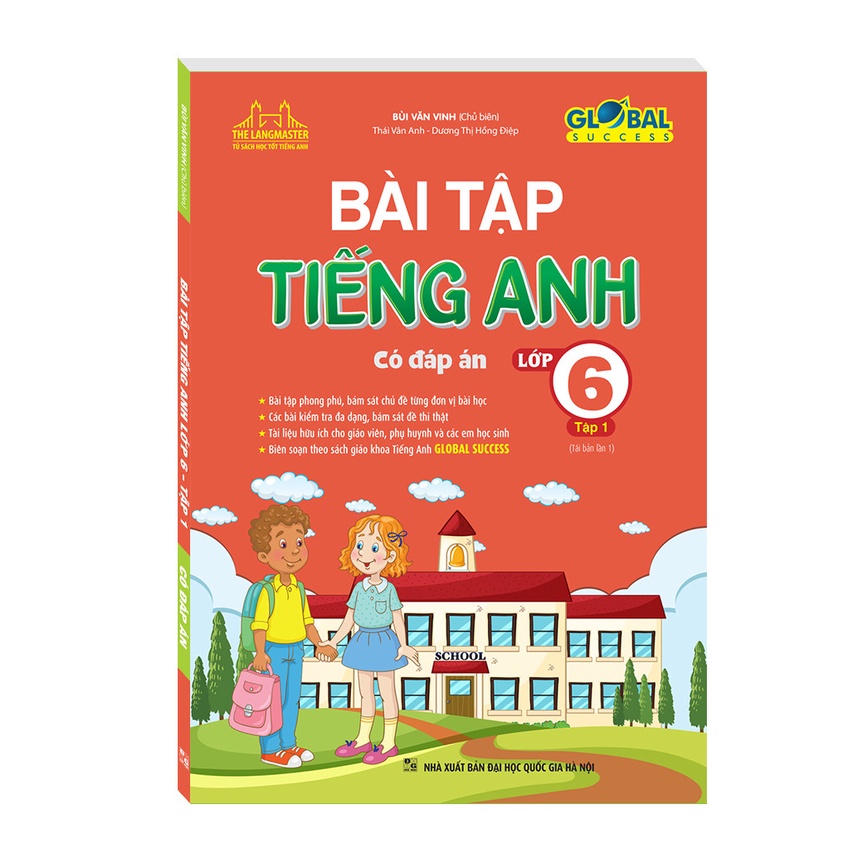 Sách- GLOBAL SUCCESS - Bài tập tiếng anh lớp 6 (có đáp án) - Bộ 2 tập