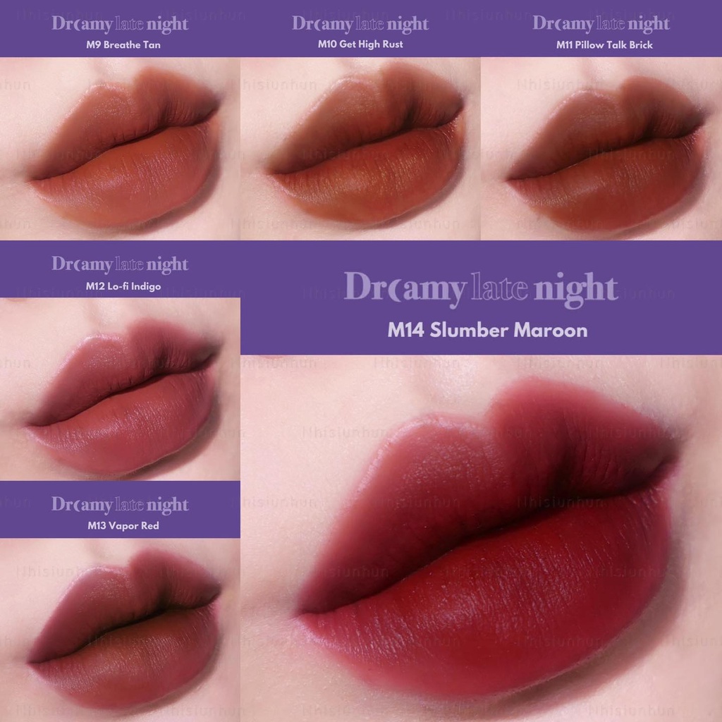 [HÀNG CÓ SẴN] Son Kem Merzy Dreamy Late Night Mellow Tint