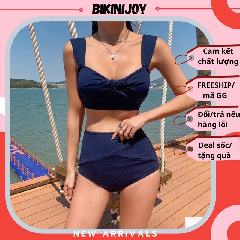 [ HÀNG MỚI+ CHẤT CAO CẤP] Bikini hai mảnh áo crop ngực xoắn cao cấp