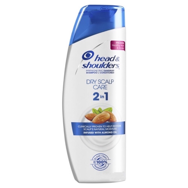 Dầu gội hạnh nhân Head & Shoulders Dry Scalp Care-400ml