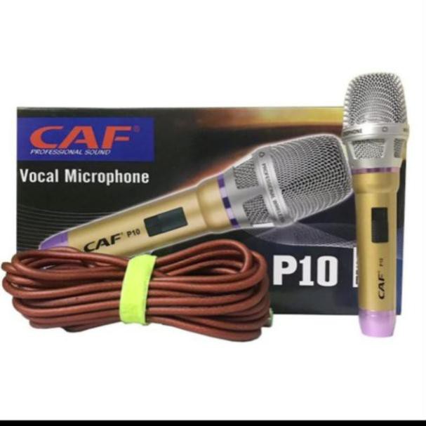 Micro có dây Karaoke CAF P10 -  (Karaoke) chất lượng âm thanh tốt nhất