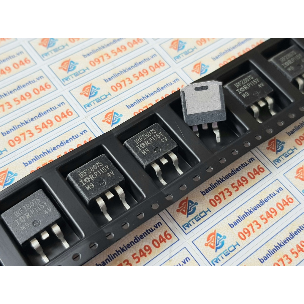 IRF2807S, F2807S MOSFET KÊNH N 75V/82A/230W TO-263