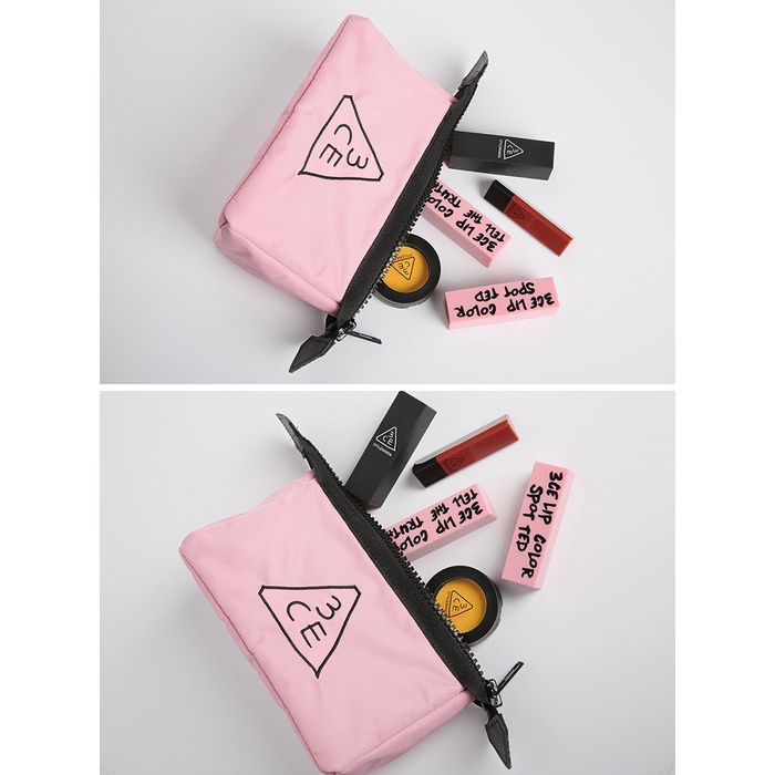 Túi Đựng Mỹ Phẩm 3CE Pink Rumour Tiện Dụng