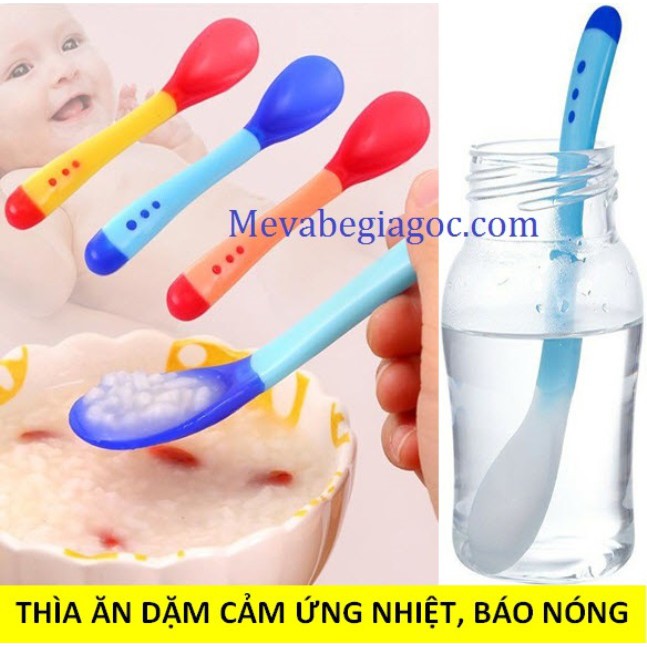 Thìa cảm ứng nhiệt, báo nóng an toàn cho Bé