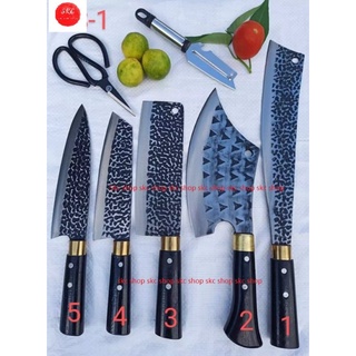 Bộ dao nhà bếp 5 món cao cấp làm từ nhíp xe