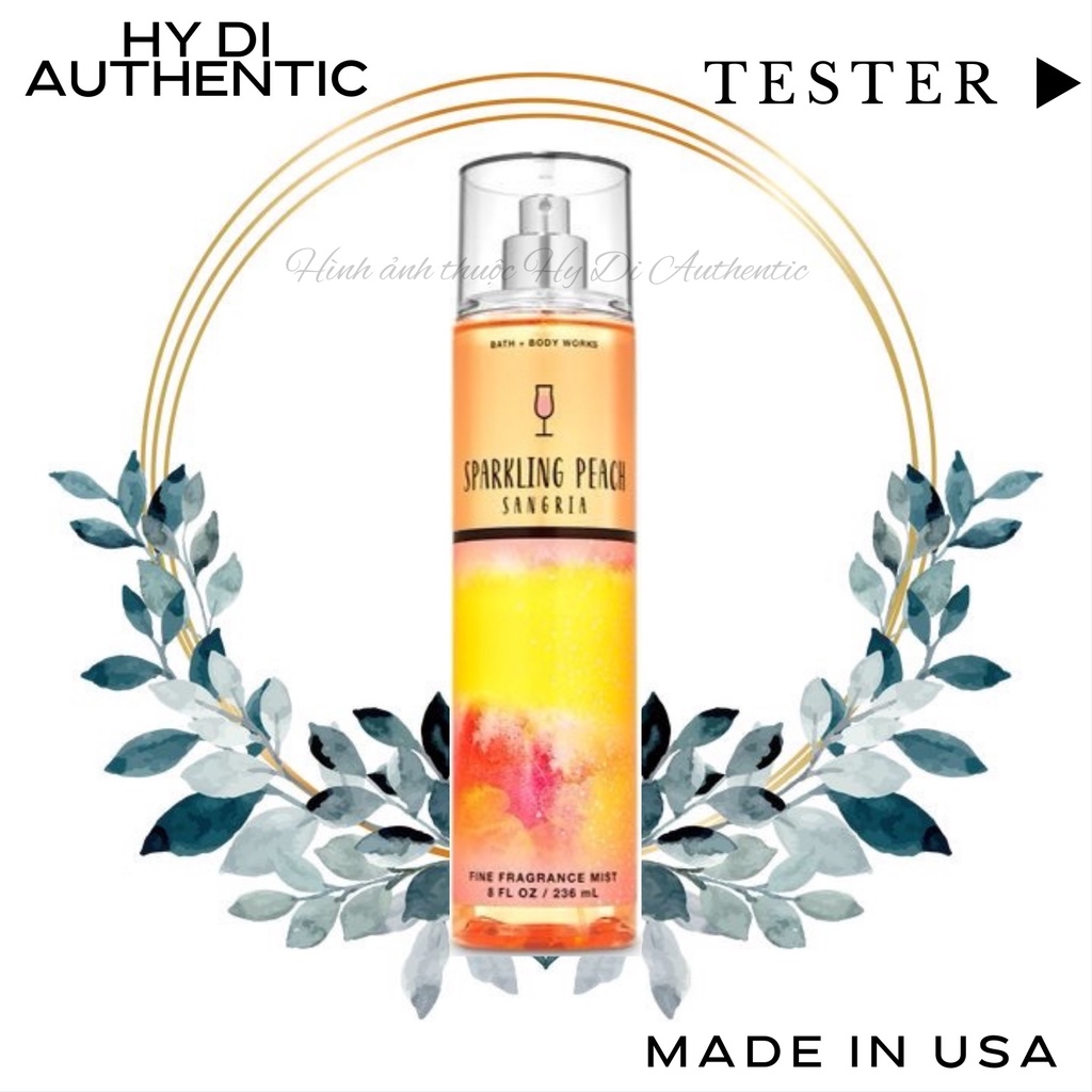 SPARKLING PEACH - XỊT THƠM DƯỠNG THỂ BATH & BODY WORKS USA