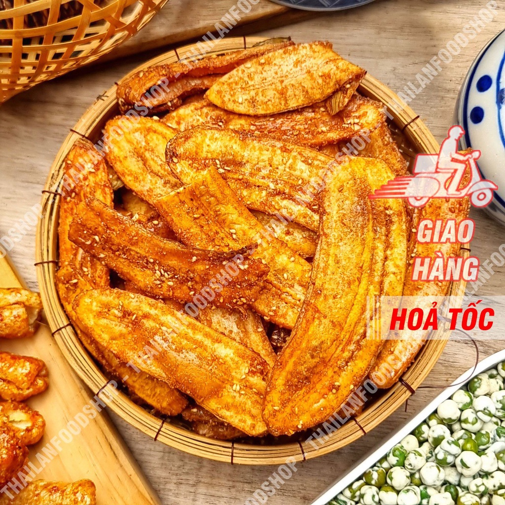 Chuối Sấy Mè Gừng Túi 500Gram
