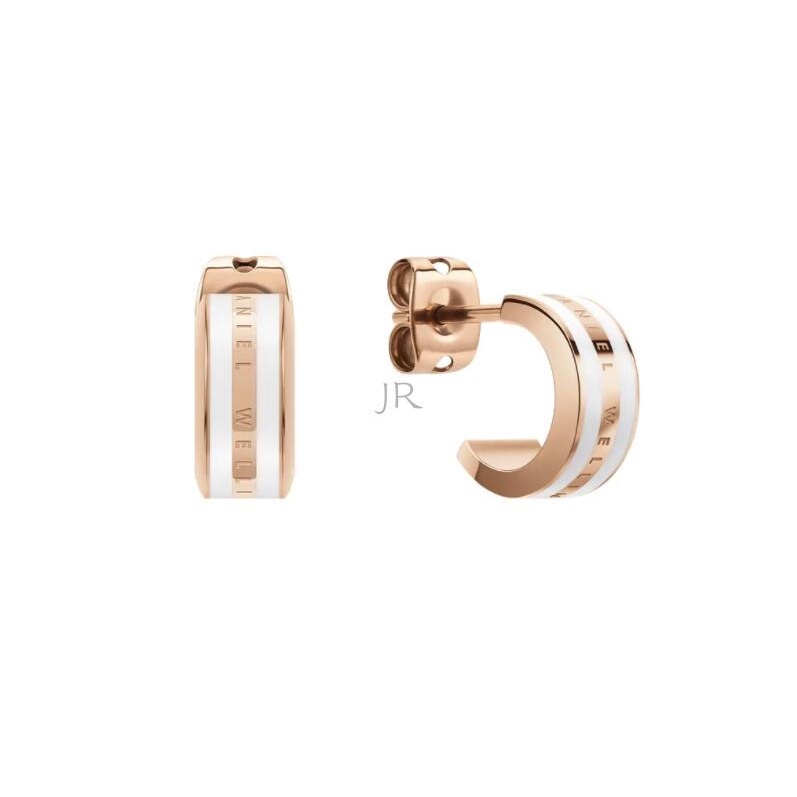 2022 Thép không gỉ tráng men và vàng hồng EMALIE EARRINGS