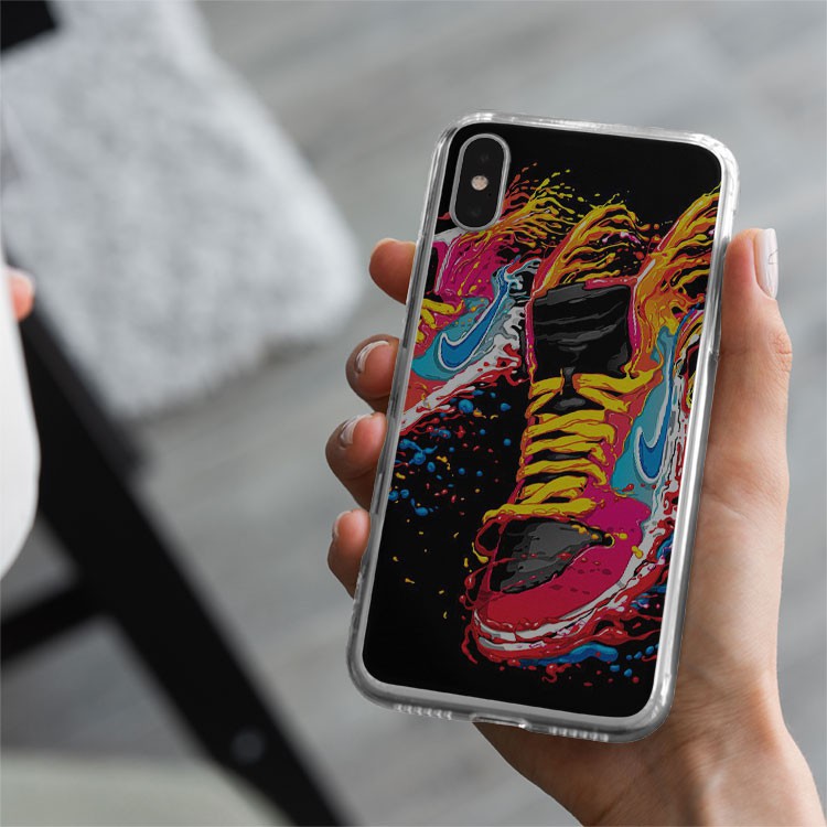 Ốp iphone đẹp hãng Nike nền Vỏ ĐT chống bám Iphone 7/8/8Plus/X/Xs/Xs Max/11/11 Promax/12/12 Promax NIKPOD00156