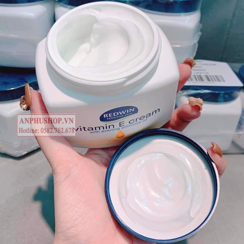 Kem dưỡng da Redwin Vitamin E Cream With Evening Primrose Oil 300g Úc (Hàng chính hãng đầy đủ bill)