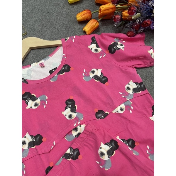 Bộ ngố bầu pink 2 chức năng,thun cotton lưng rút chỉnh bụng