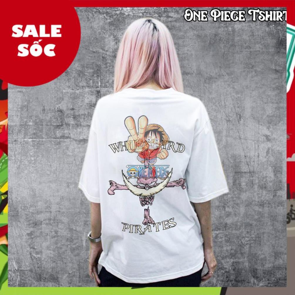 (SALE) Áo Phông ONE PIECE Nam Nữ Tay Lỡ đủ size (40-90kg)  100% Cotton ⚡Shop còn nhiều mẫu ⚡ Siêu Chất [OP29 - OP53]