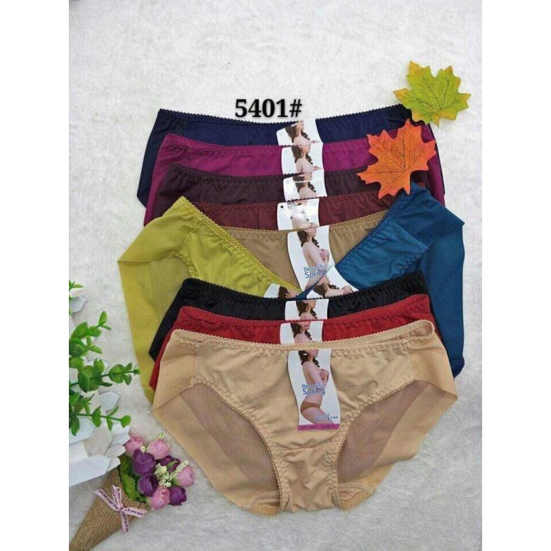 Lẻ 1 quần lót nữ voan trơn spring 5401, quần lót form to