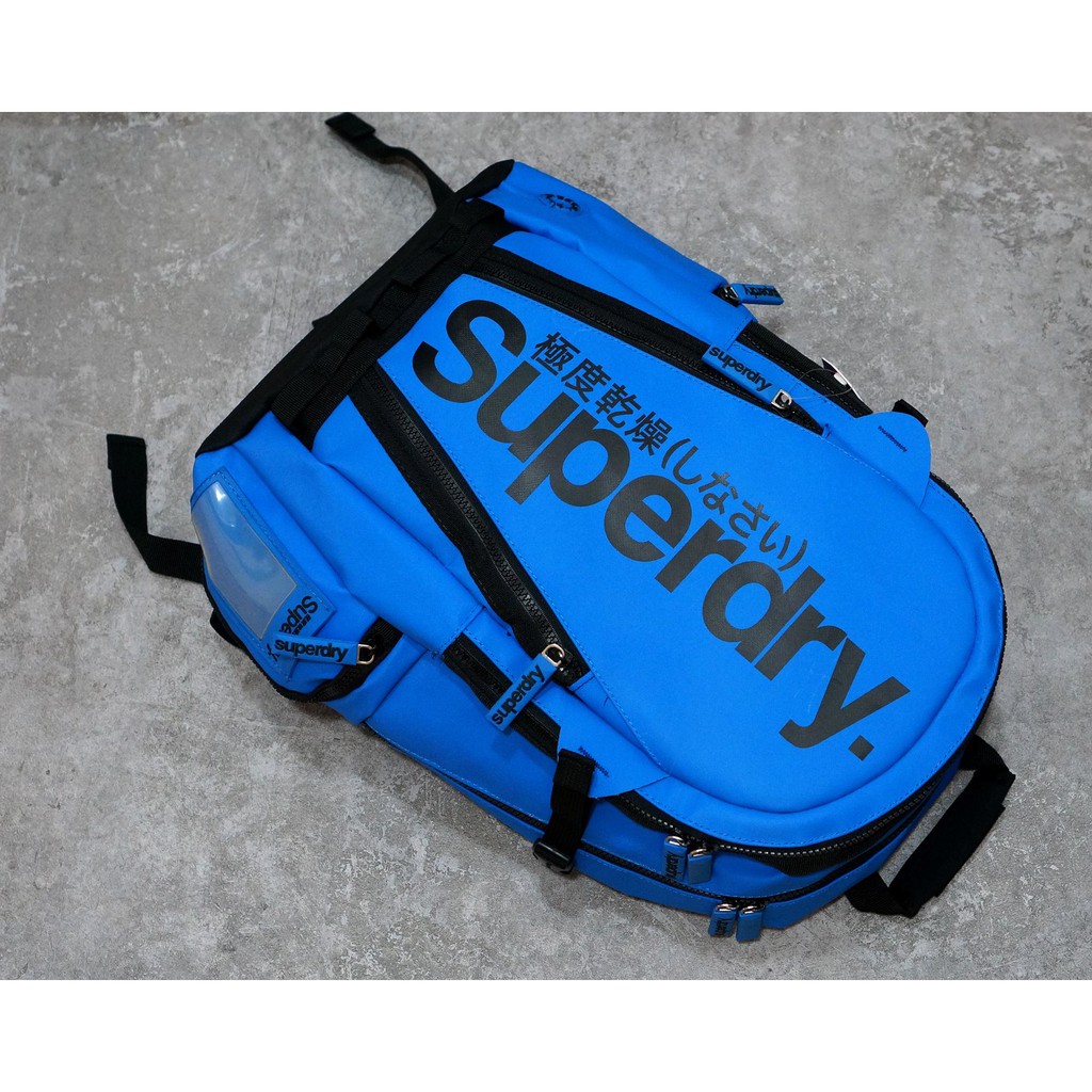 Balo Chống Thấm Nước Superdry Tarpaulin Classic xanh