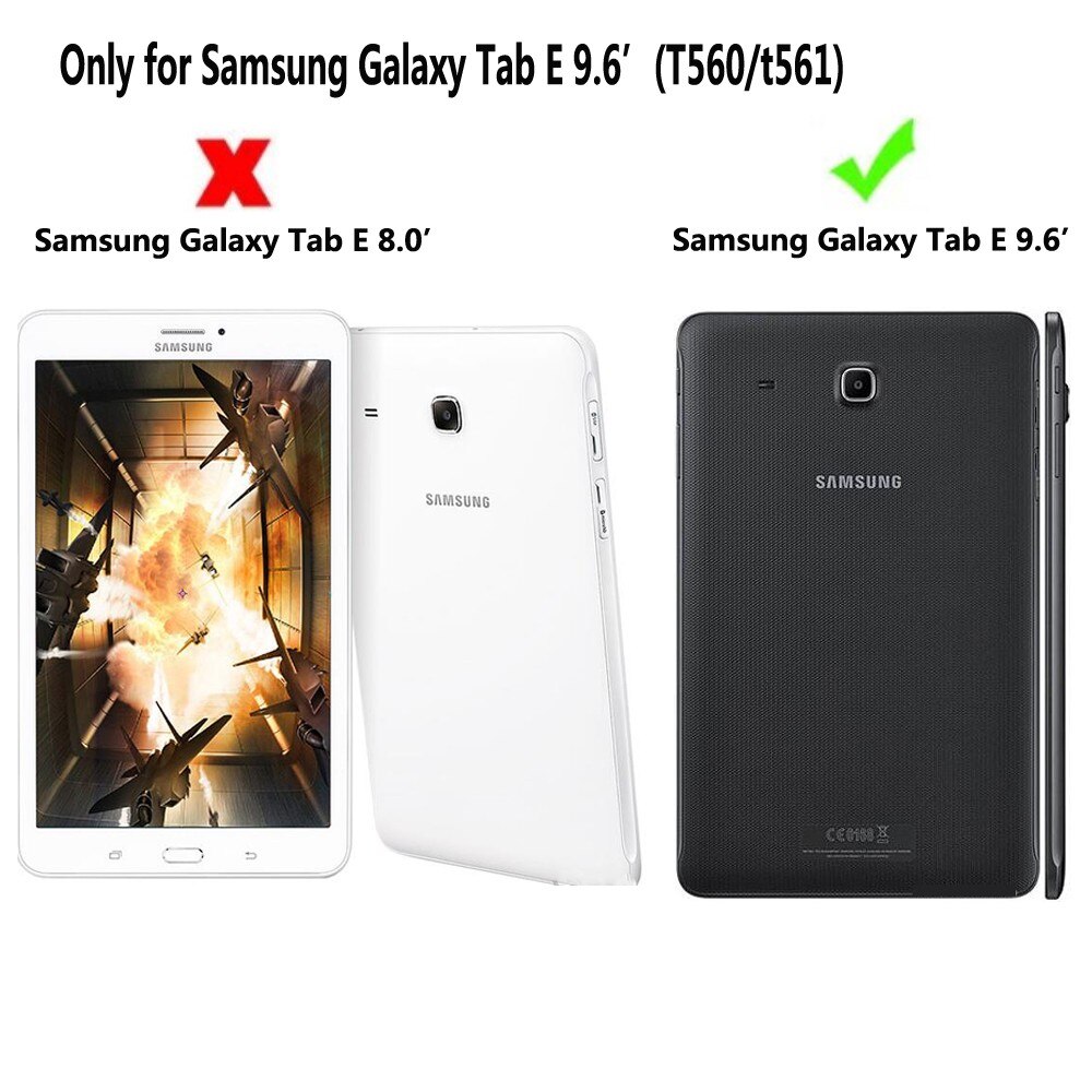 Ốp Lưng Chống Sốc Có Giá Đỡ Tiện Lợi Cho Samsung Galaxy Tab E 9.6 Inch T560 T561 Sm-T560
